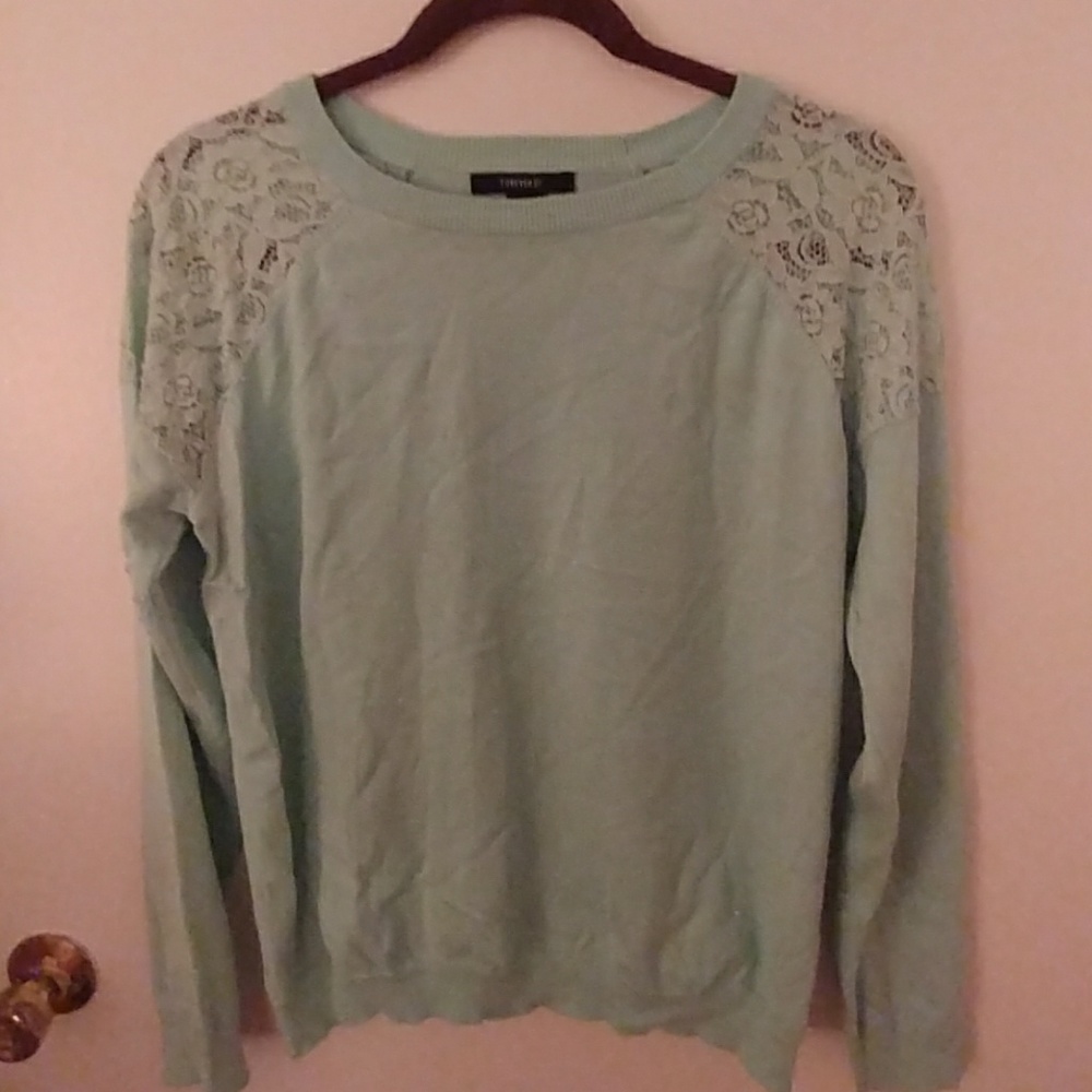 Mint Green Forever 21 Sweater